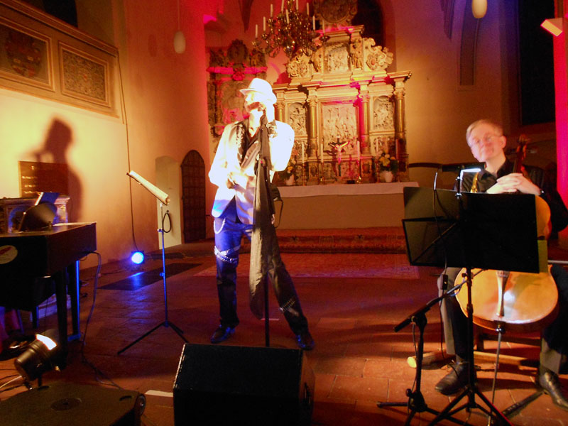 Nik Page And The Chamber Rocks 2021 in der Paul-Gerhardt-Kirche in Lübben